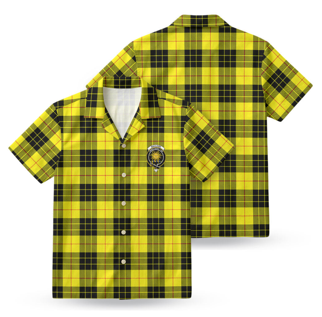 MacLeod of Lewis Modern Tartan Crest Hawaiian Shirt