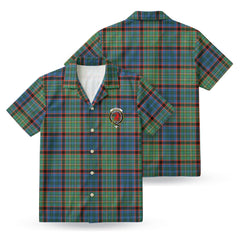 MacNicol Hunting Ancient Tartan Crest Hawaiian Shirt