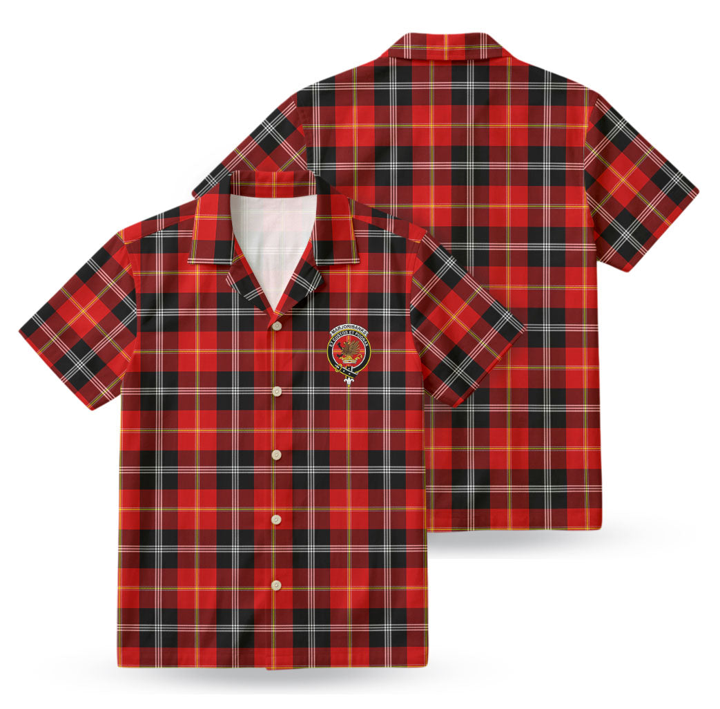 Marjoribanks Tartan Crest Hawaiian Shirt