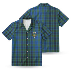 Marshall Tartan Crest Hawaiian Shirt