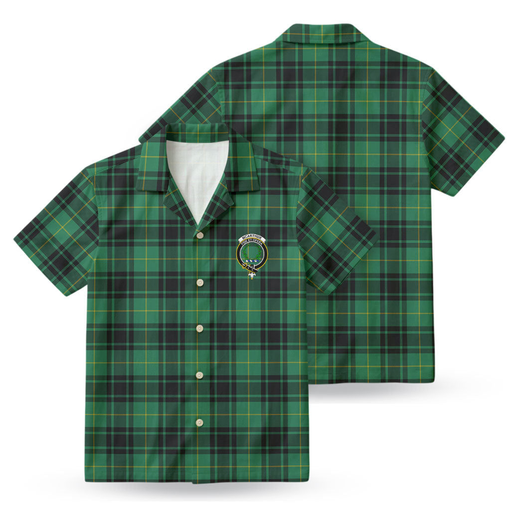 McArthur Ancient Tartan Crest Hawaiian Shirt