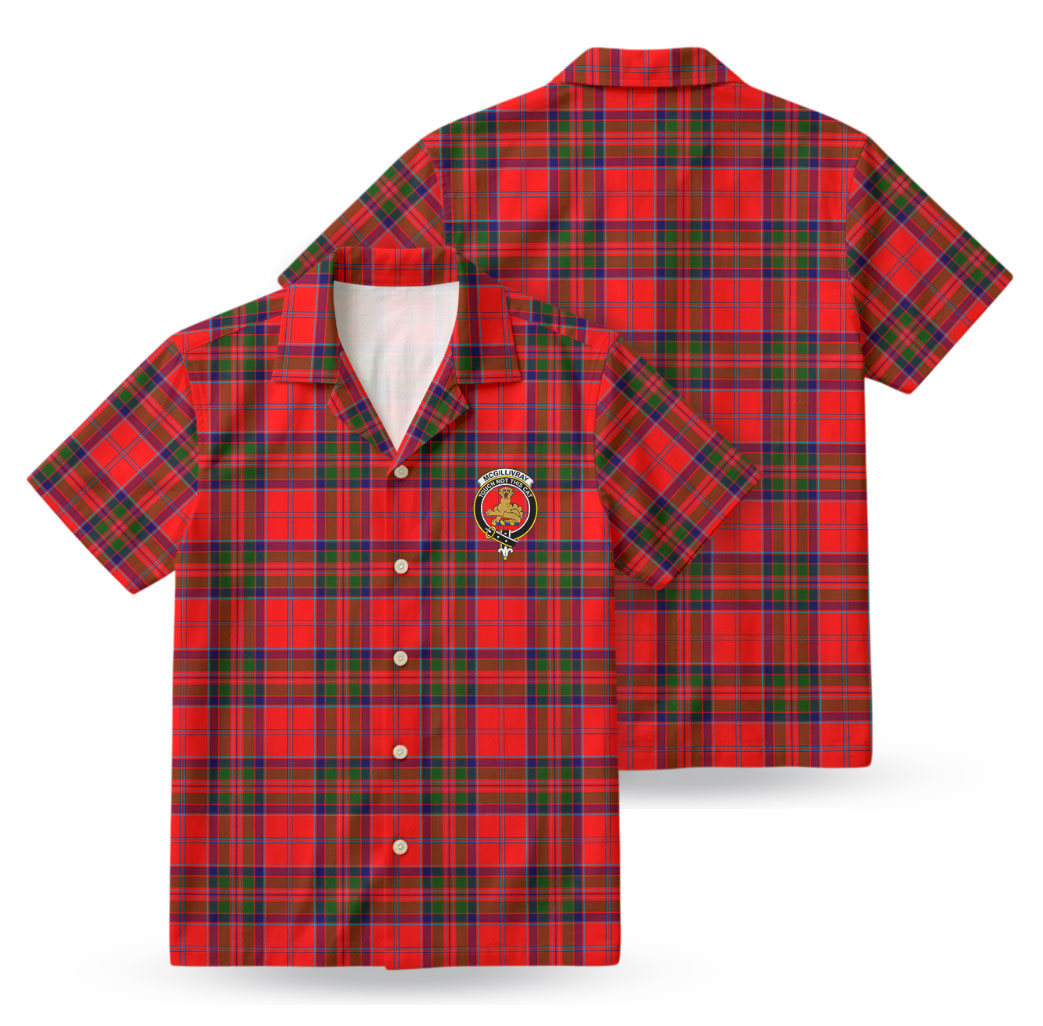 McGillivray Modern Tartan Crest Hawaiian Shirt