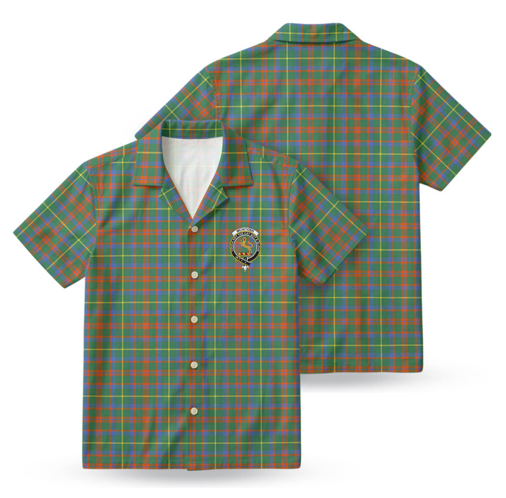 McIntosh Hunting Ancient Tartan Crest Hawaiian Shirt