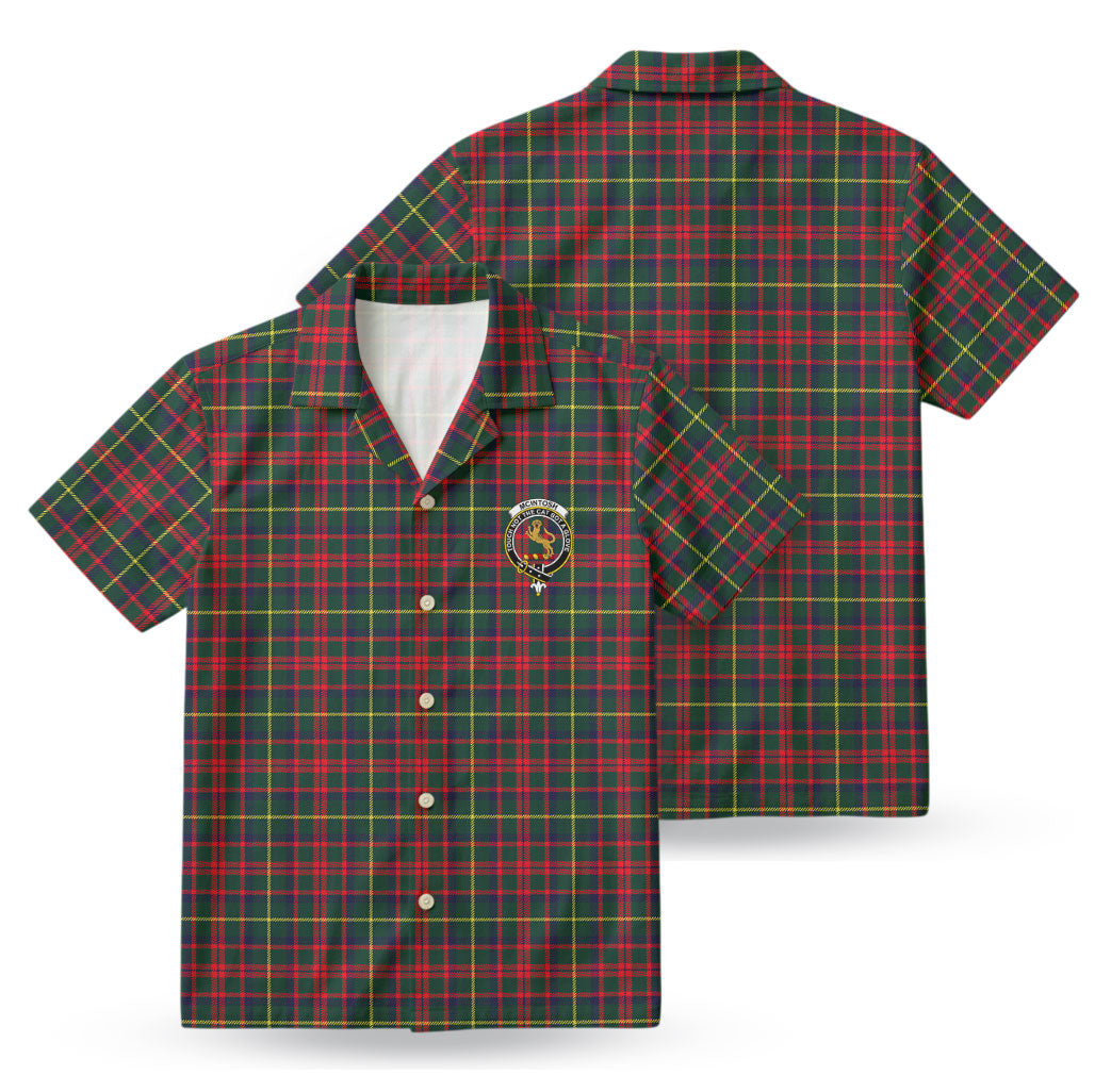 McIntosh Hunting Modern Tartan Crest Hawaiian Shirt