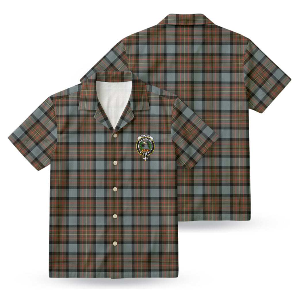 McLaren Weathered Tartan Crest Hawaiian Shirt