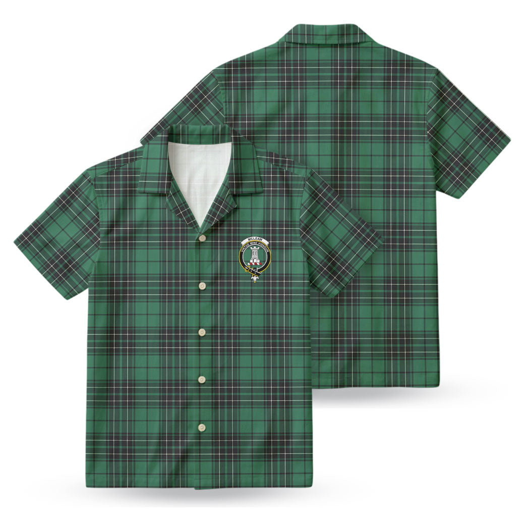 McLean Hunting Ancient Tartan Crest Hawaiian Shirt