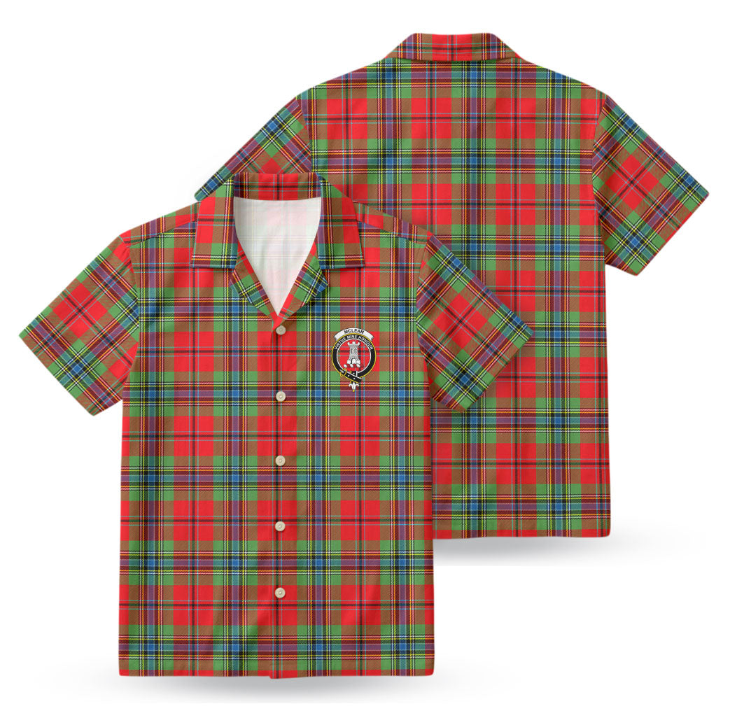 McLean of Duart Modern Tartan Crest Hawaiian Shirt