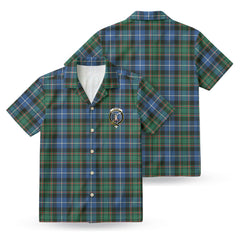 McRae Hunting Ancient Tartan Crest Hawaiian Shirt