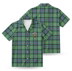 McThomas Ancient Tartan Crest Hawaiian Shirt