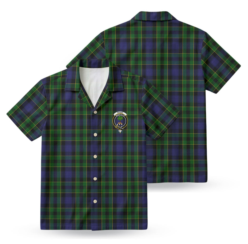Mowat Modern Tartan Crest Hawaiian Shirt