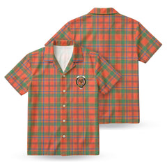 Munro Ancient Tartan Crest Hawaiian Shirt