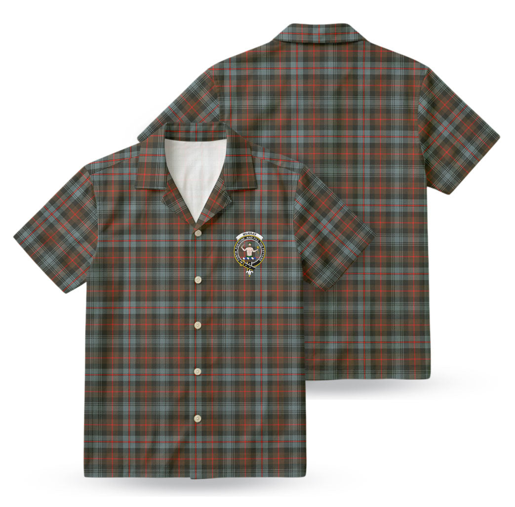 Murray of Atholl Weathered Tartan Crest Hawaiian Shirt