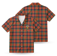 Nicolson Ancient Tartan Crest Hawaiian Shirt