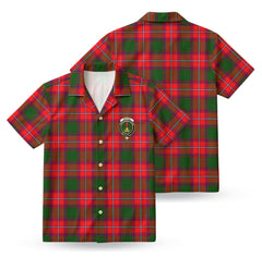 Rattray Modern Tartan Crest Hawaiian Shirt