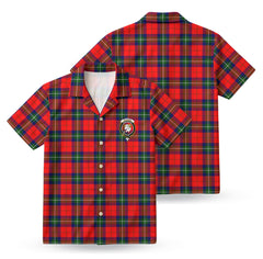 Ruthven Modern Tartan Crest Hawaiian Shirt