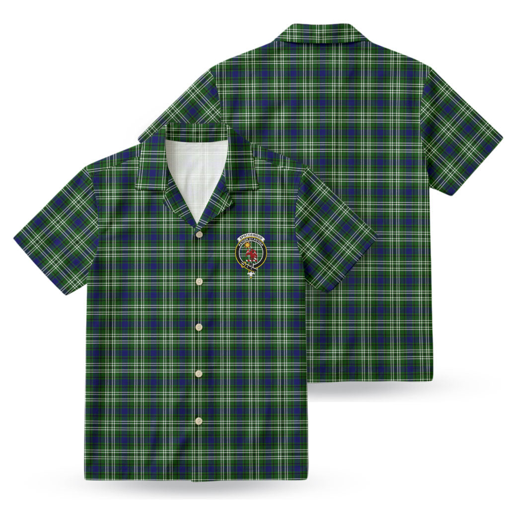 Spottiswood Tartan Crest Hawaiian Shirt
