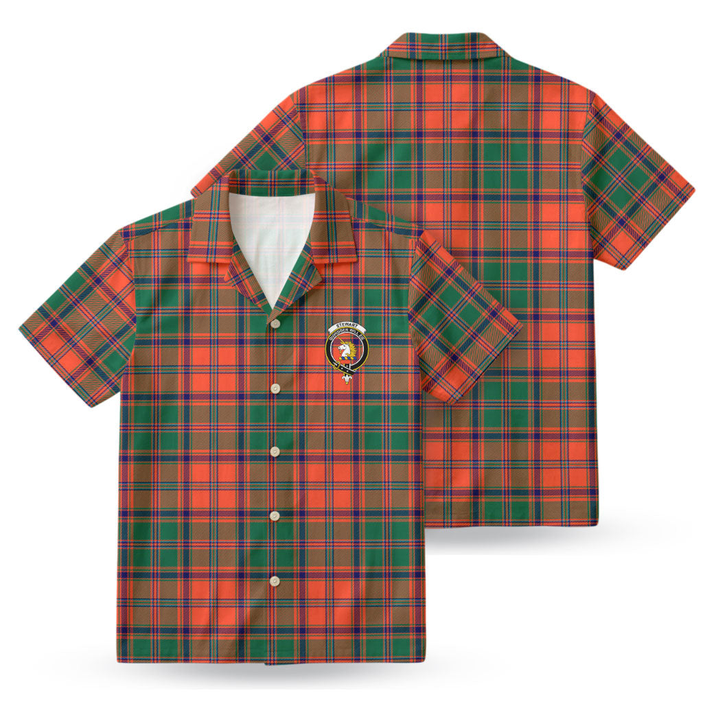 Stewart of Appin Ancient Tartan Crest Hawaiian Shirt