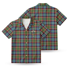 Stirling (of Cadder-Present Chief) Tartan Crest Hawaiian Shirt