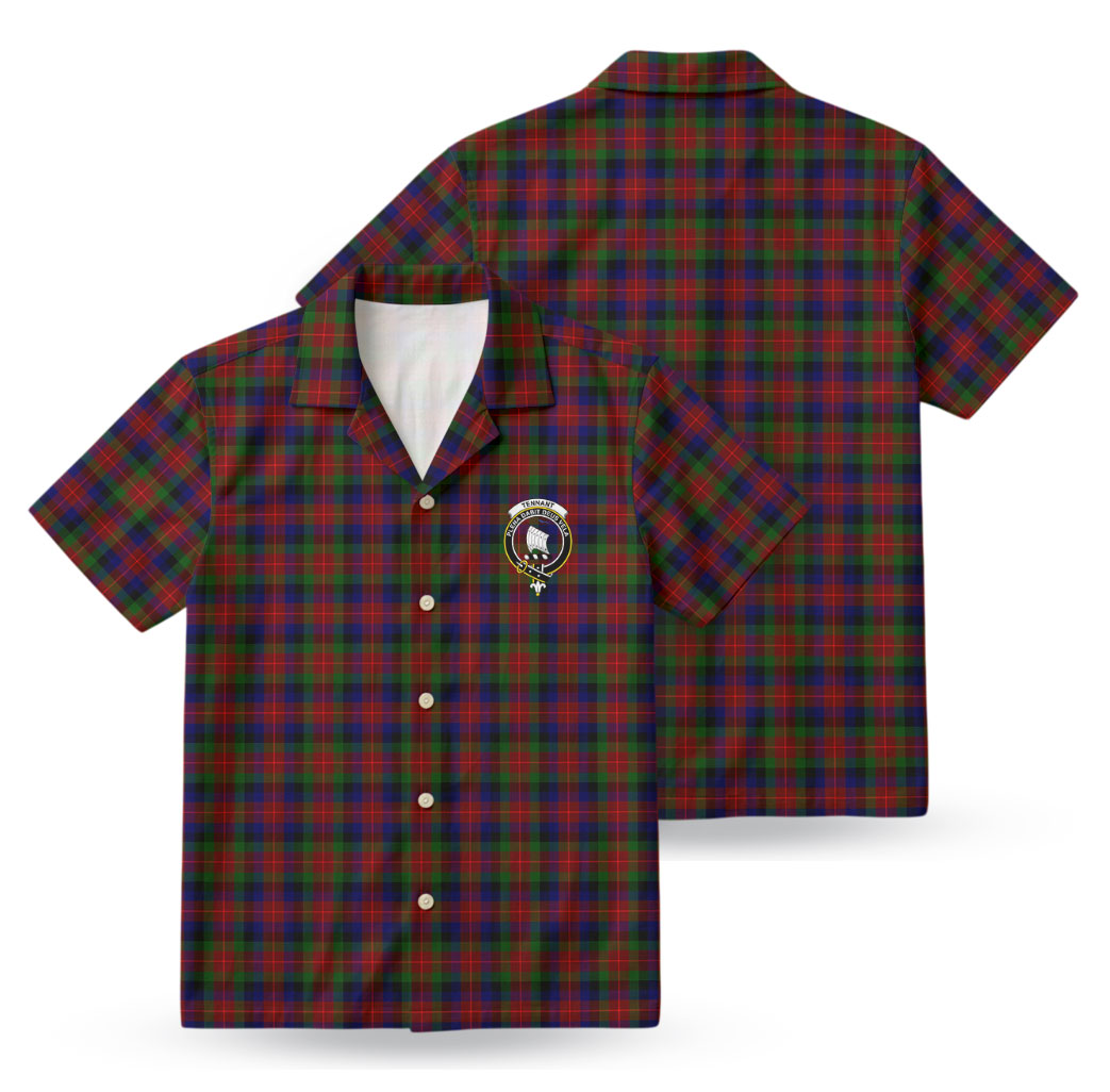 Tennant Tartan Crest Hawaiian Shirt
