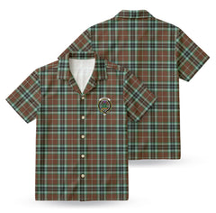 Thomson Hunting Modern Tartan Crest Hawaiian Shirt