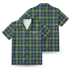 Watson Ancient Tartan Crest Hawaiian Shirt
