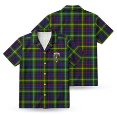 Watson Modern Tartan Crest Hawaiian Shirt