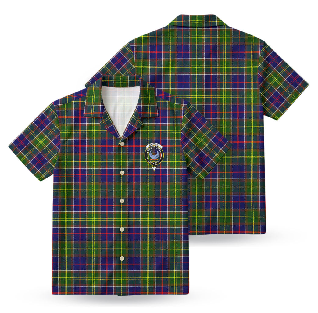 Whitelaw Tartan Crest Hawaiian Shirt