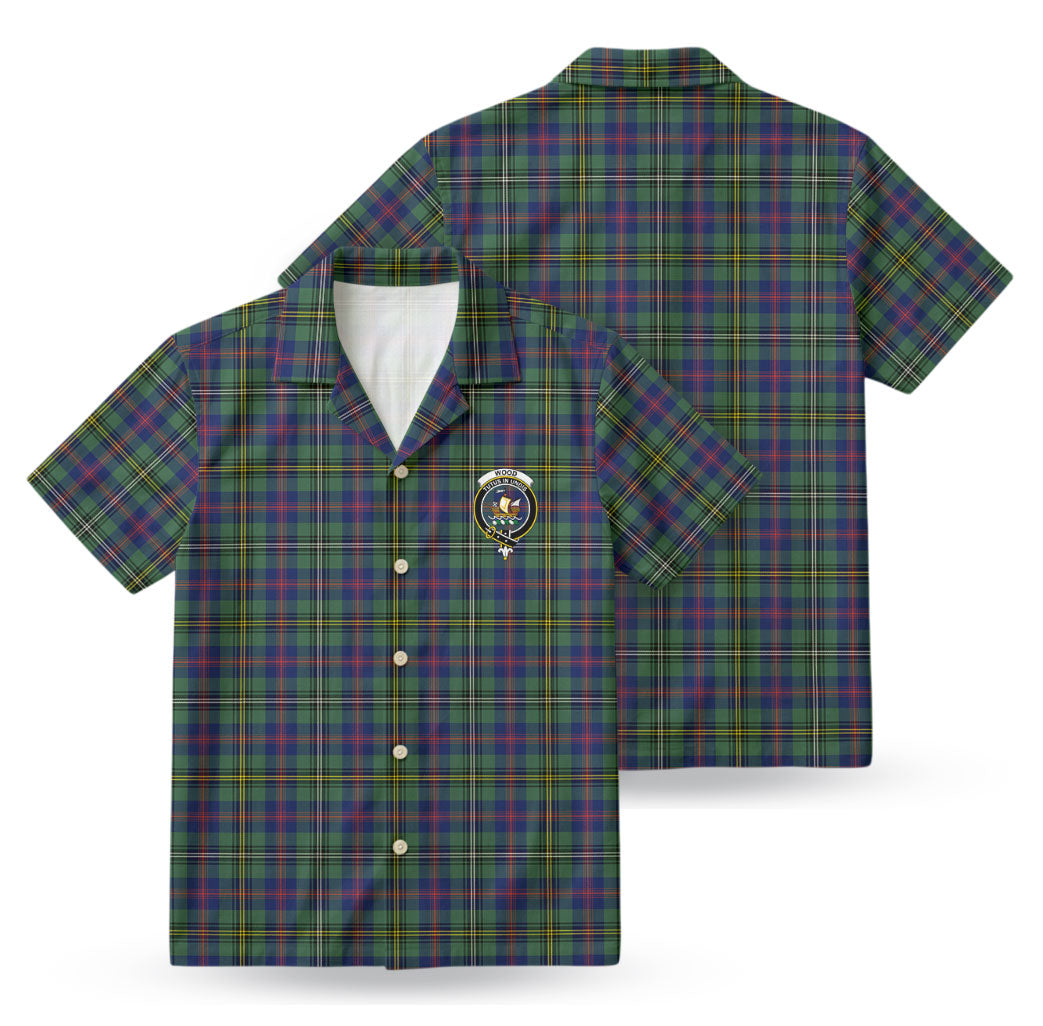 Wood Tartan Crest Hawaiian Shirt