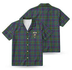 Wood Tartan Crest Hawaiian Shirt