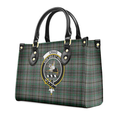 Craig Tartan Crest Leather Handbag