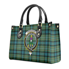 Ferguson Ancient Tartan Crest Leather Handbag