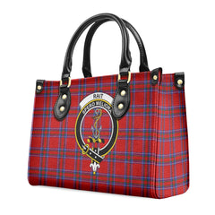 Rait Tartan Crest Leather Handbag