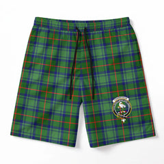 Cranstoun Tartan Crest Men's Beach Shorts