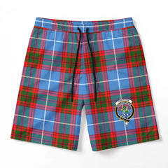 Crichton Tartan Crest Men's Beach Shorts