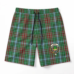 Gayre Tartan Crest Men's Beach Shorts