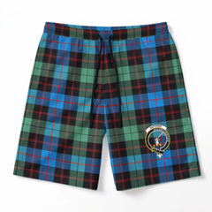 Guthrie Ancient Tartan Crest Men's Beach Shorts