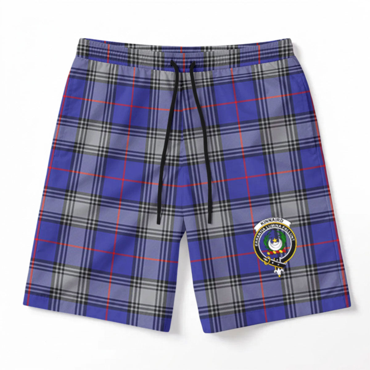Kinnaird Tartan Crest Men's Beach Shorts