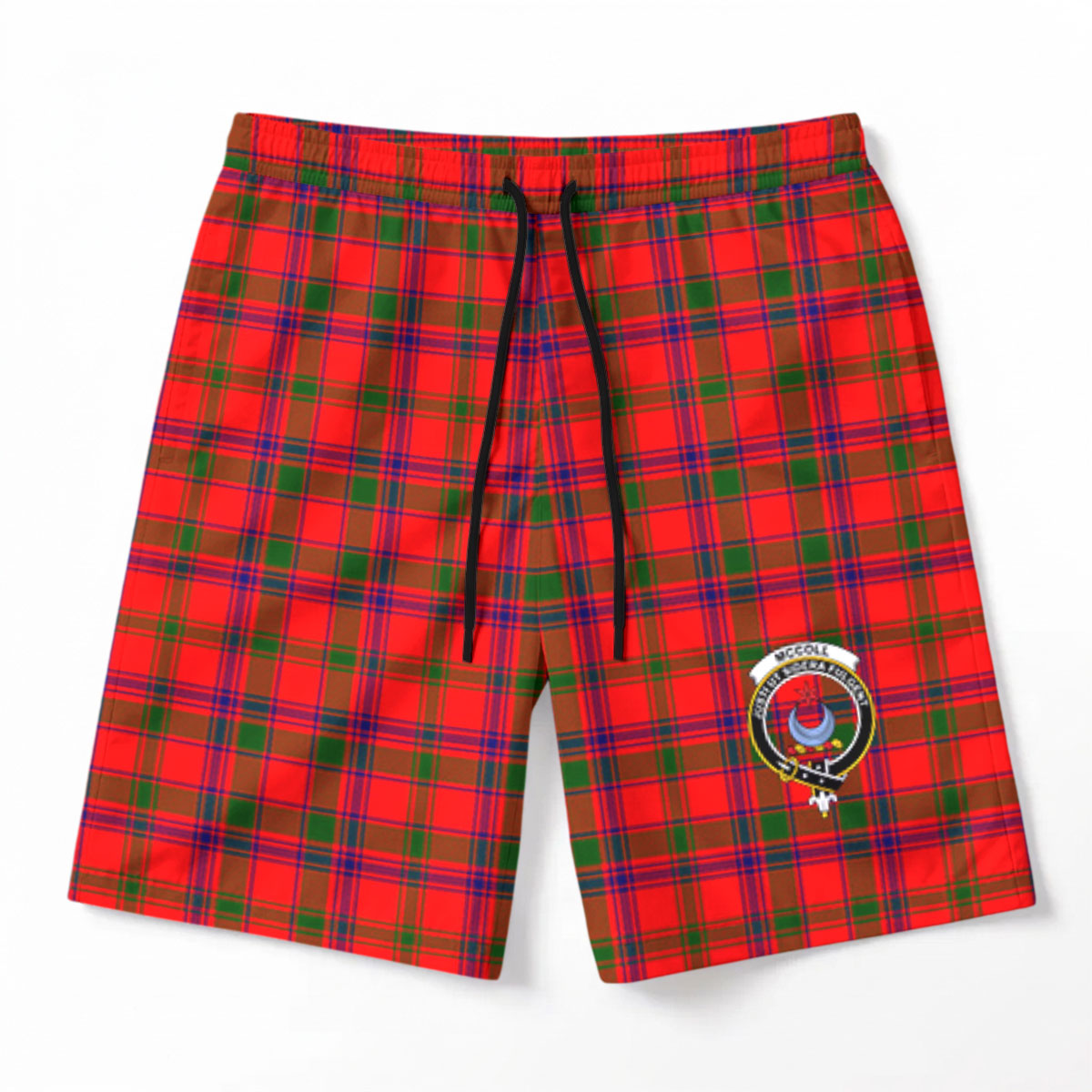 McColl Tartan Crest Men's Beach Shorts