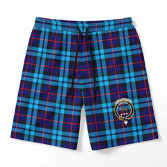 McCorquodale Tartan Crest Men's Beach Shorts