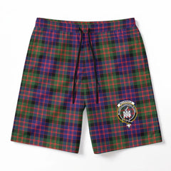 McCrindle Tartan Crest Men's Beach Shorts