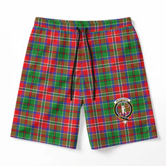 McCulloch Tartan Crest Men's Beach Shorts