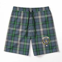 McDowall Tartan Crest Men's Beach Shorts