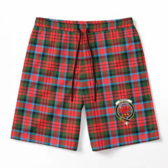 McDuff Modern Tartan Crest Men's Beach Shorts