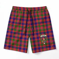 McIntyre Modern Tartan Crest Men's Beach Shorts