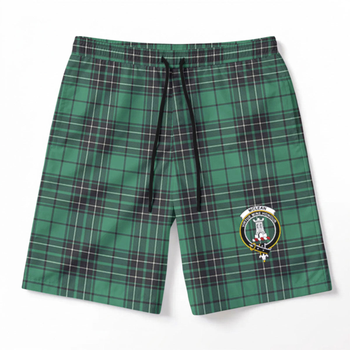 McLean Hunting Ancient Tartan Crest Men's Beach Shorts