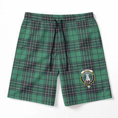 McLean Hunting Ancient Tartan Crest Men's Beach Shorts