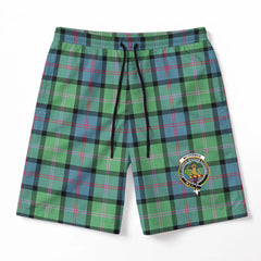 McThomas Ancient Tartan Crest Men's Beach Shorts