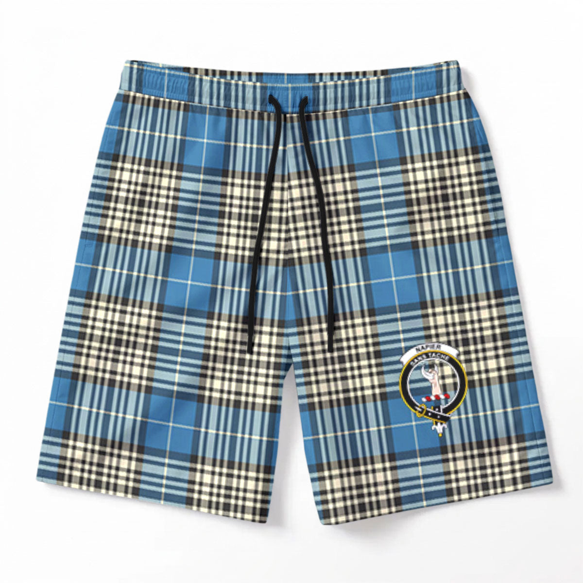 Napier Ancient Tartan Crest Men's Beach Shorts