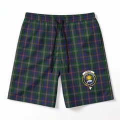 Purves Tartan Crest Men's Beach Shorts