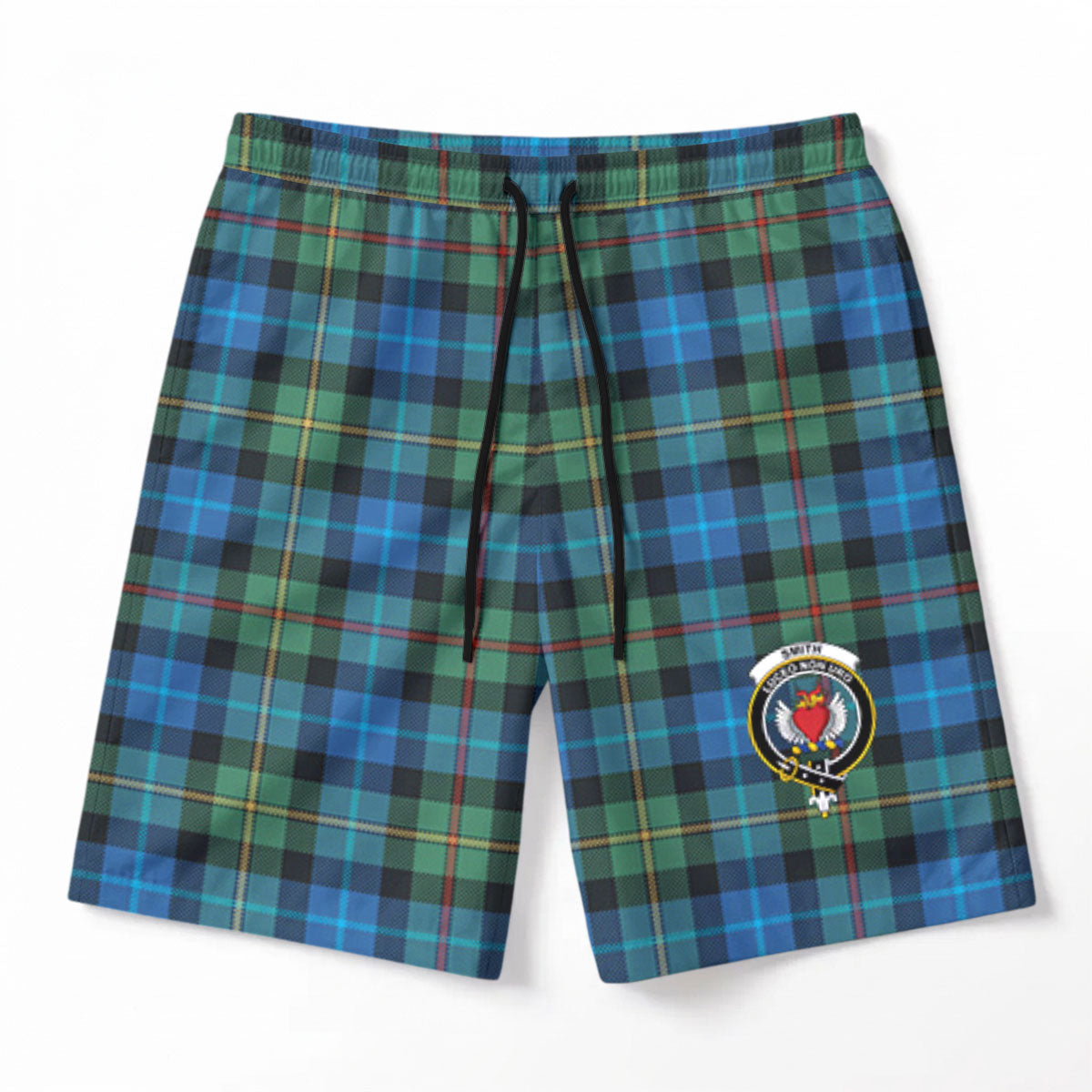 Smith Ancient Tartan Crest Men's Beach Shorts